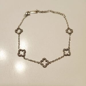 Fashion Jewelry Stainless Steel Clover Chain Bracelet
